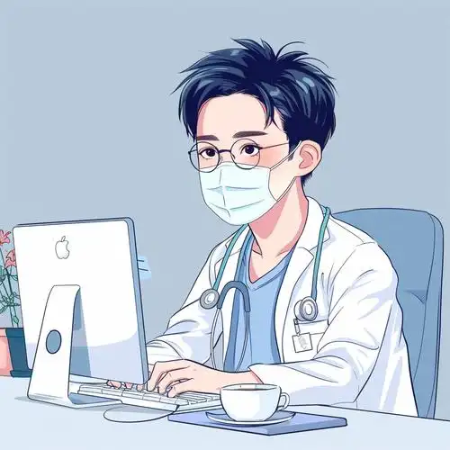 职业头像|医者仁心,生命守望者男医生的专属卡通手绘头像