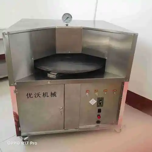 全自动燃气转炉烧饼机 卧式不自提锈钢转盘烧饼炉 自动烧饼机