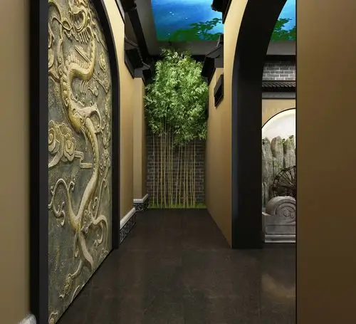 会所设计公装效果图设计酒店设计室内设计装修设计大厅设计