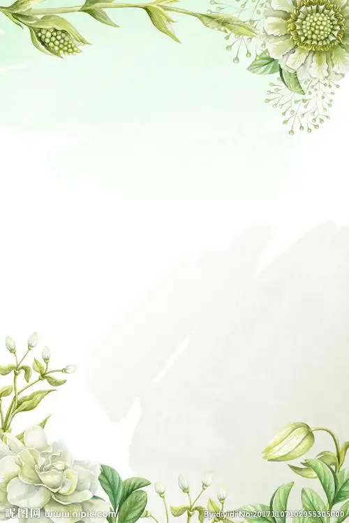 小清新背景设计图__广告设计_广告设计_设计图库_昵图网nipic.com