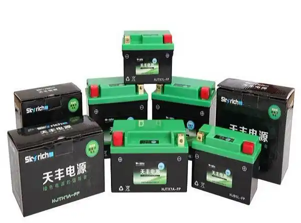 天丰电源摩托车启动锂电池产品介绍
