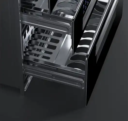 万和消毒柜108qc-2s嵌入式家用日本樱·花消毒柜嵌入式家用三层120l升