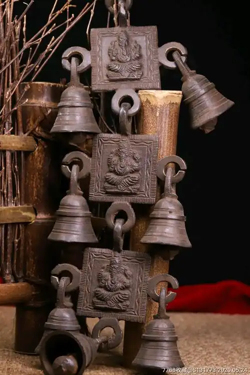 藏地老铜风铃挂铃