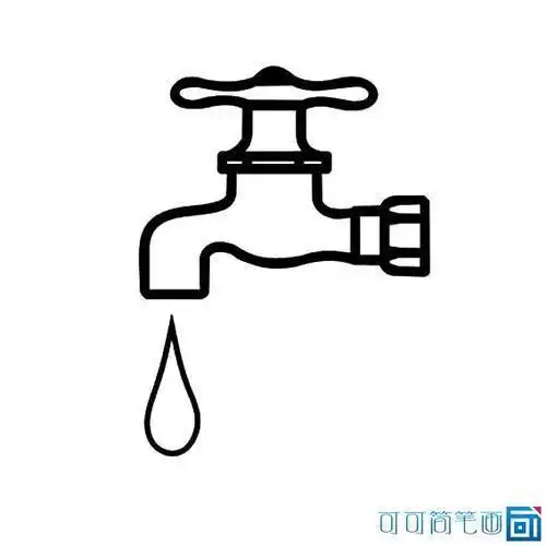 小学生水文化简笔画