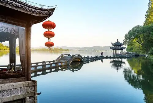 杭州西湖图片西湖十景美丽风景如画