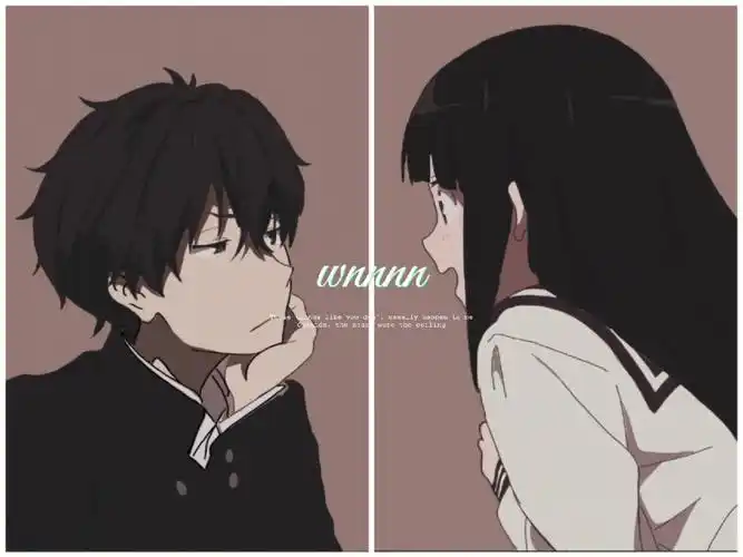 千反田爱瑠  #冰菓  #折木奉太郎千反田爱瑠  #冰菓情头  #绘画