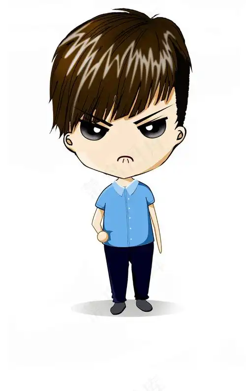 本素材作品名称为q版卡通人物形象设计,素材编号是500192, 						是一