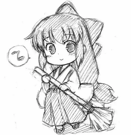 二次元动漫人物简笔画图片简笔画动漫人物可爱动漫人物简笔画的图片