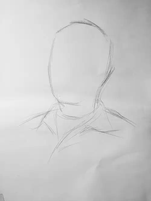 肖像素描教学练习步骤