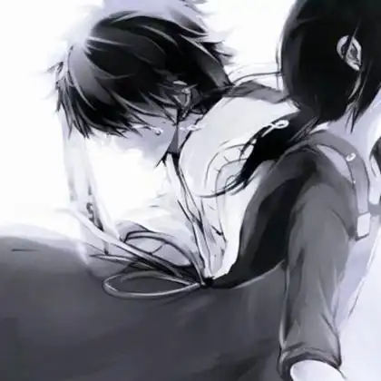 抑郁头像伤感动漫情侣