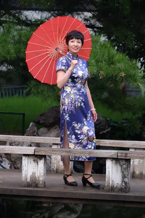 中日南园旗袍秀个人风采 - 美篇