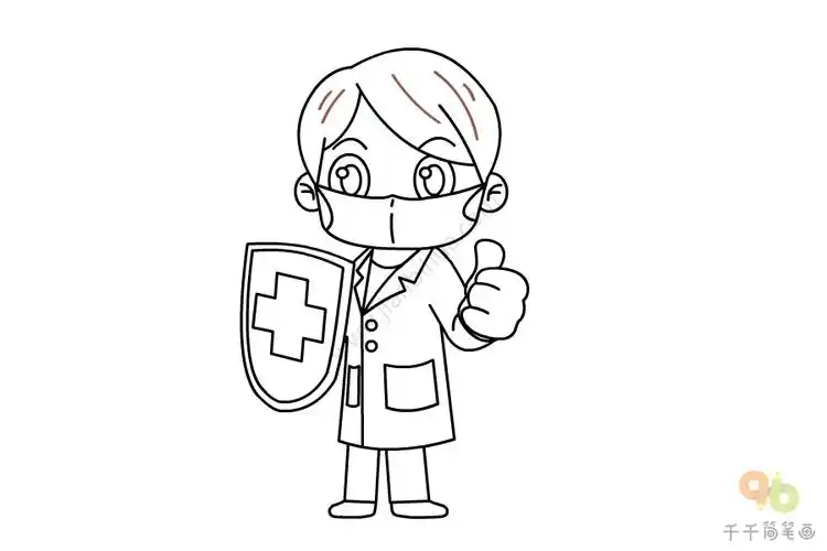 医生简笔画画法
