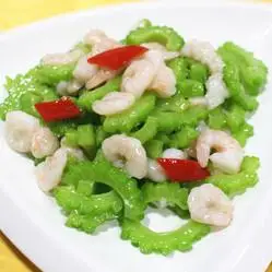 苦瓜炒虾仁