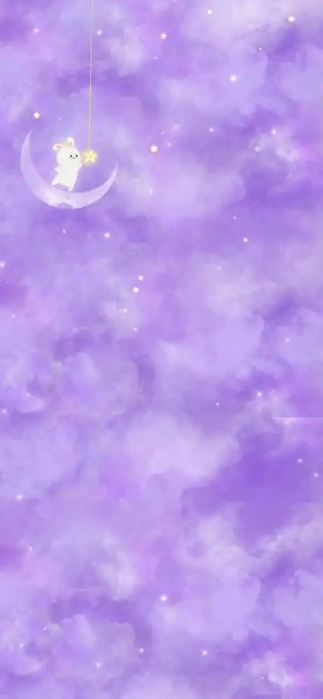 紫色系壁纸:总之岁月漫长,然而值得等待