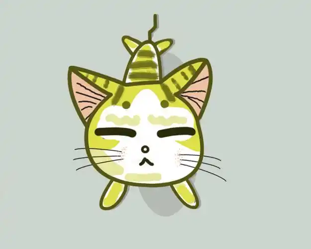 设计一只可爱卖萌猫咪的形象,用作吉祥物公仔-卡通形象设计-猪八戒网