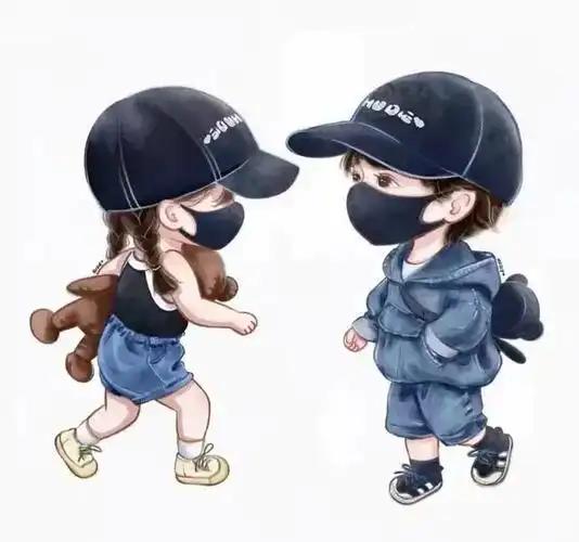 二胎兄妹,兄弟卡通图片