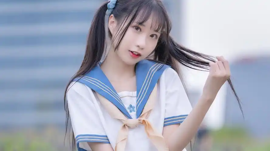 清新萝莉jk制服少女写真图片-美女壁纸-高清美女图片-第9图-娟娟壁纸