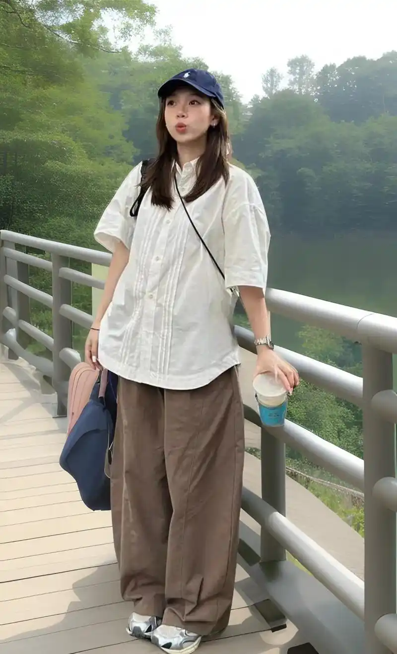 夏季时尚穿搭 #韩版简约