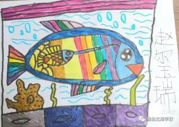 讲好防疫故事一年级画中画作品展