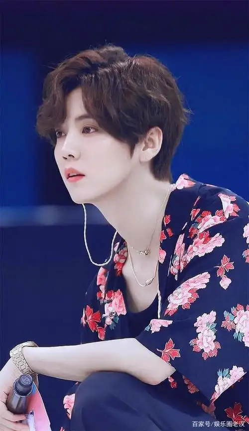 鹿晗新专辑封面公开,深v西装搭配精致腰带,侧颜杀尽显时尚魅力