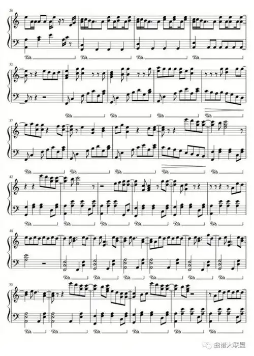 fallinflower钢琴谱seventeen