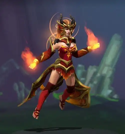 dota2英雄饰品搭配鉴赏莉娜