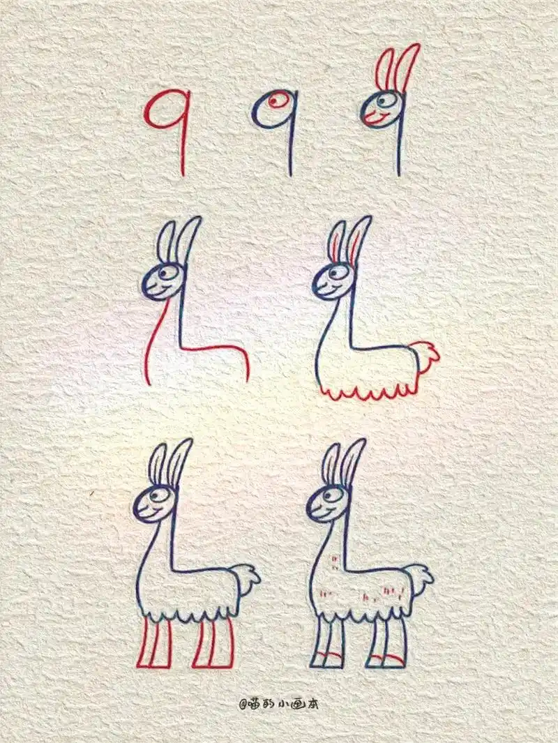 简笔画 #图文伙伴计划 #儿童简笔画 #一学就 - 抖音