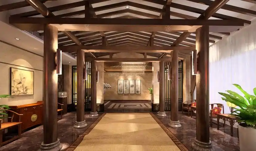 新中式会所设计|新中式会所设计效果图|新中式会所设计案例