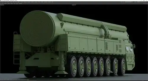 c4d教程:制作国庆阅兵大真理"东风-41洲际导弹"