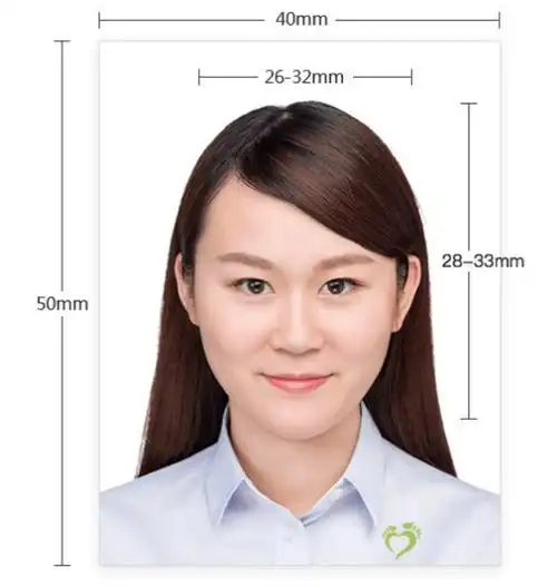 33mm×48mm护照:33mm×48mm大二寸:35mm×45mm2,常见的证件照片的尺寸