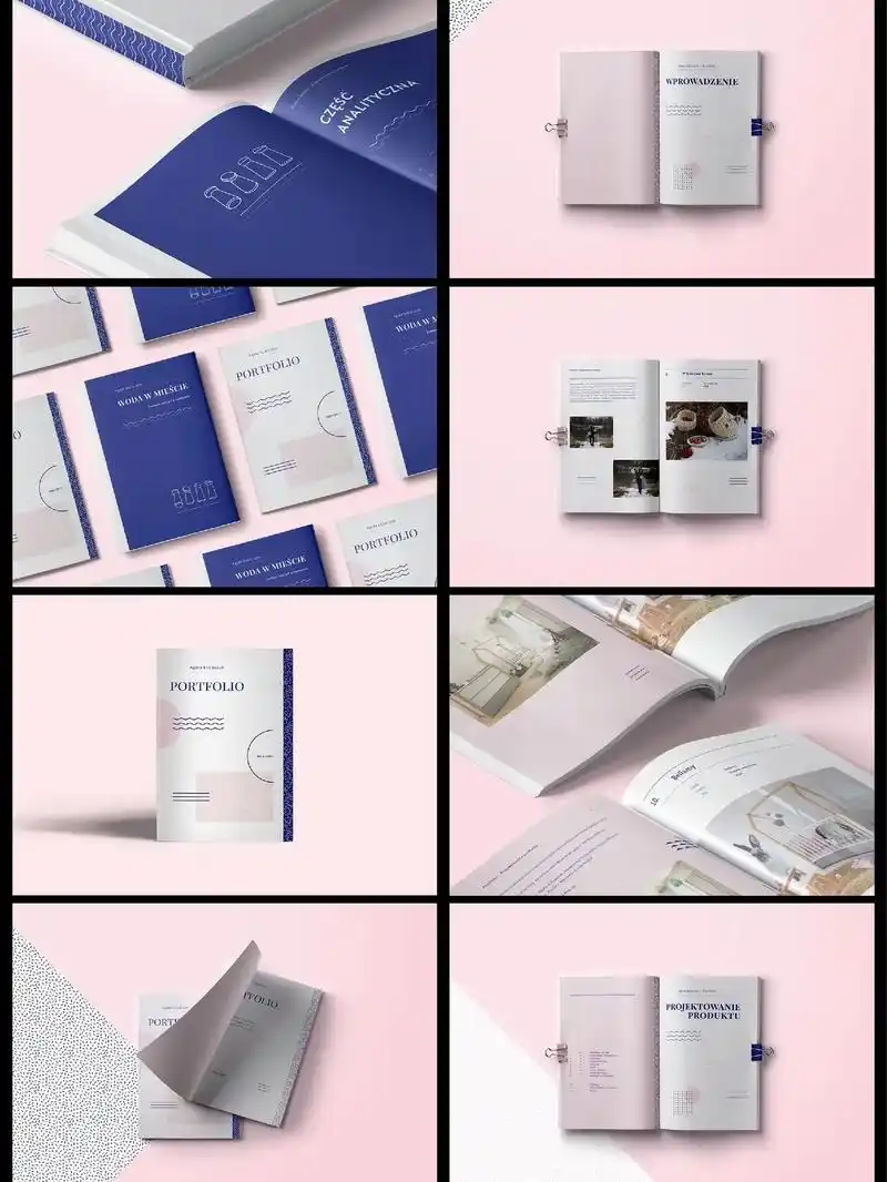 画册版式设计高级感配色与简约书籍排版