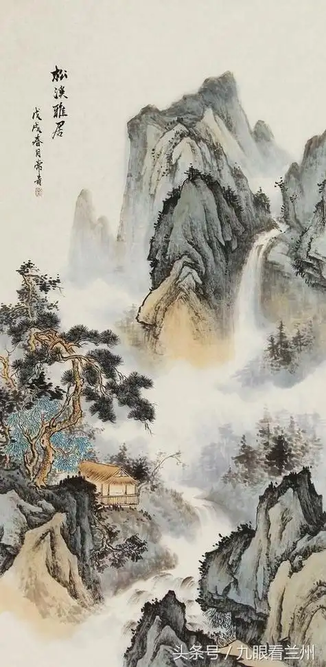 工笔山水画图片大全 工笔山水画图片大全白描