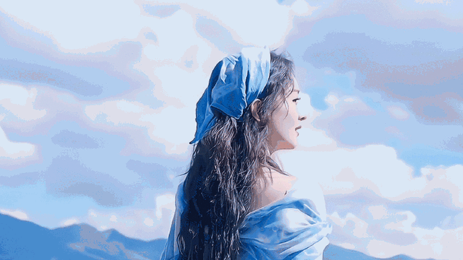 赵丽颖1016生日快乐##赵丽颖穿了扎染裙子