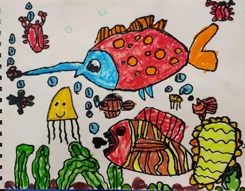 张鑫荣绘画作品集(5岁)