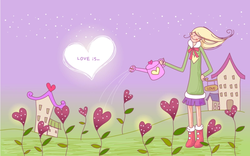 矢量卡通梦幻精灵,高清图片,电脑桌面-壁纸族