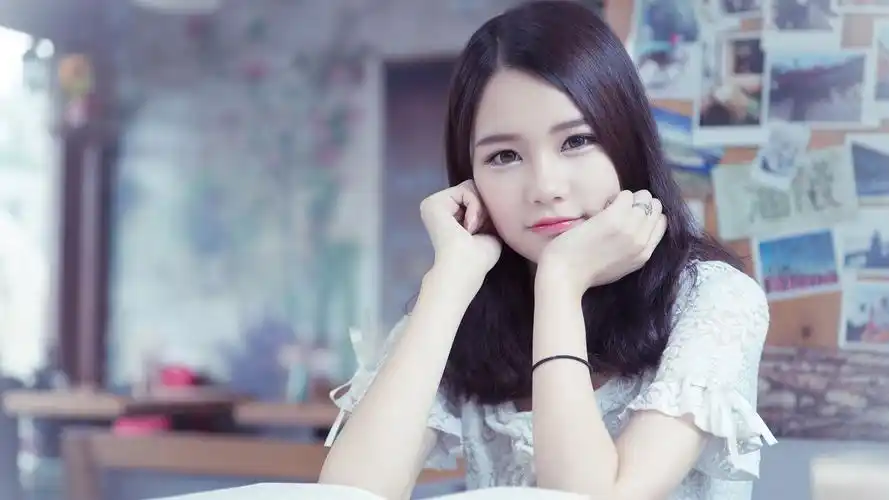 甜美文静美女,高清图片,电脑桌面-壁纸族