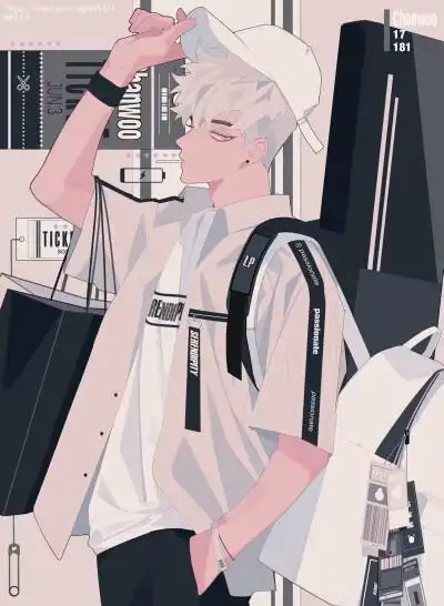 手绘#男头#壁纸#原创#头像#同人#插画#高冷#萌#清新#帅气#简单#半