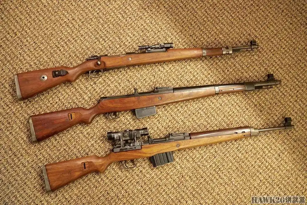 原创毛瑟98k侦察步枪 美国华人展示珍贵收藏 特写照片感受精彩细节