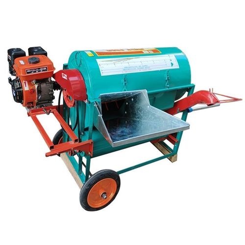 新款打谷机自动装袋水稻脱粒机家用全自动打谷机带风机干湿两用