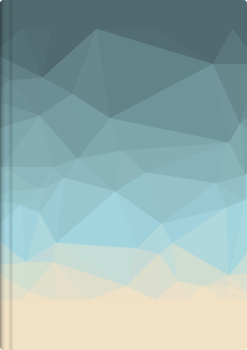 书籍封面蓝黄渐变几何背景素材