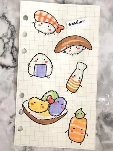 手账本简笔画简单的手账本简笔画