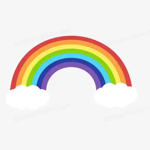 创意矢量小彩虹免抠元素