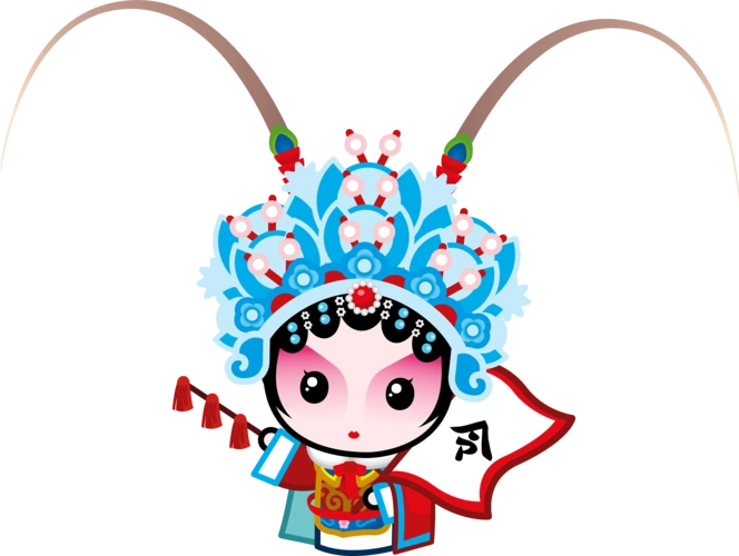 国粹京剧国粹宝贝q版京剧动漫卡通高清大图