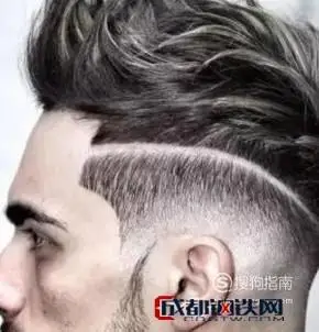 最酷男生刀疤发型