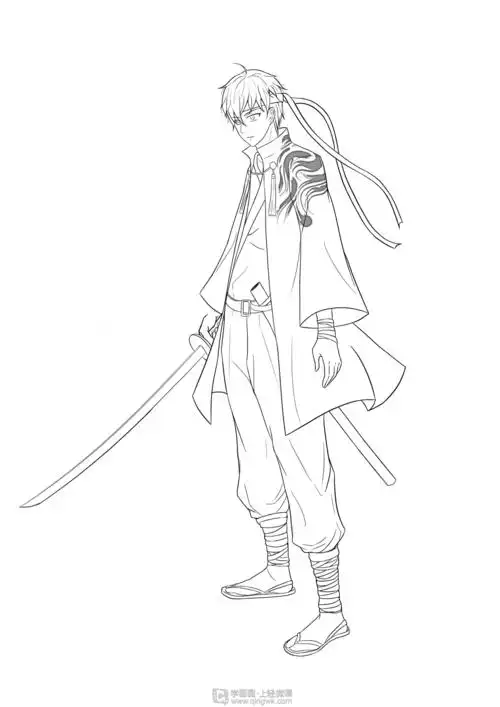 动漫人物衣服的画法学习训练 - z-3 - 轻微课