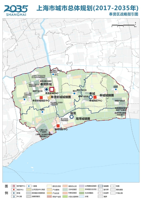 上海奉贤区战略指引图(2017—2035年)