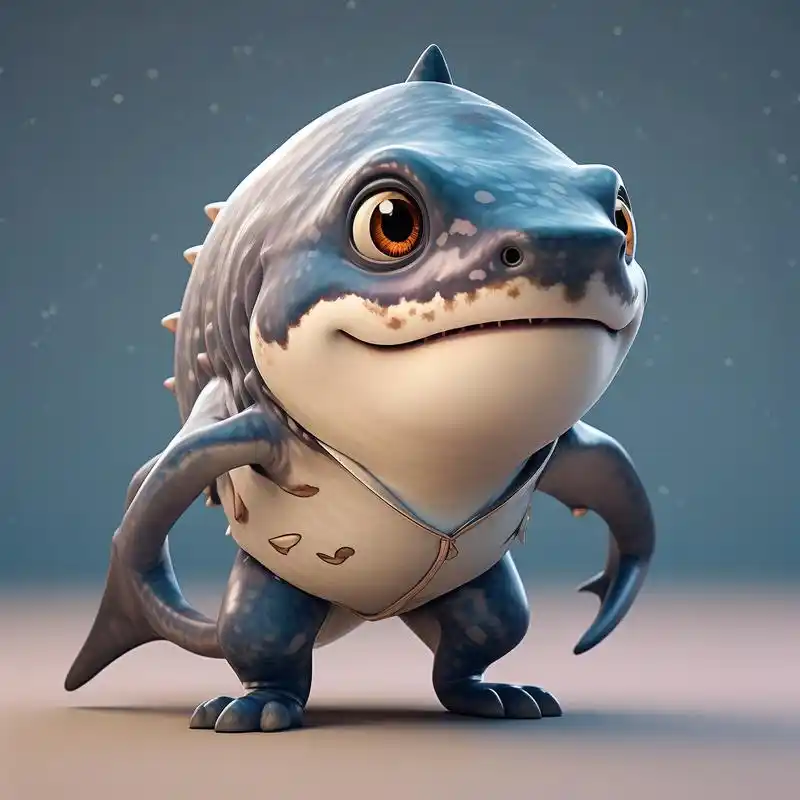 q版小鲨鱼头像,可爱到不行007815