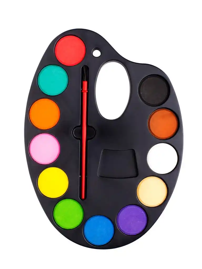 用涂料塑料艺术调色板