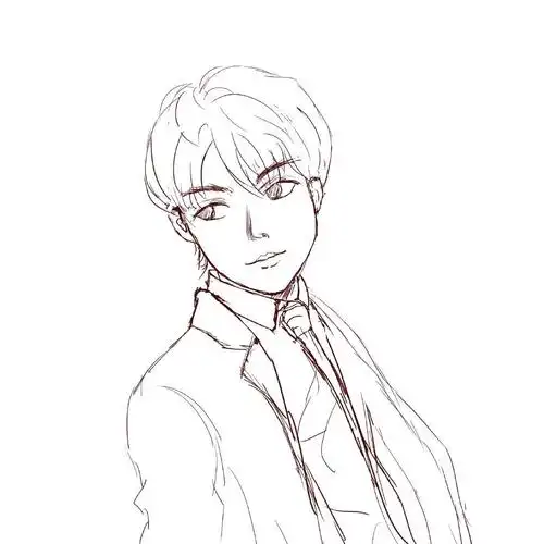 画了肖宇梁的肖瓶西装yyds