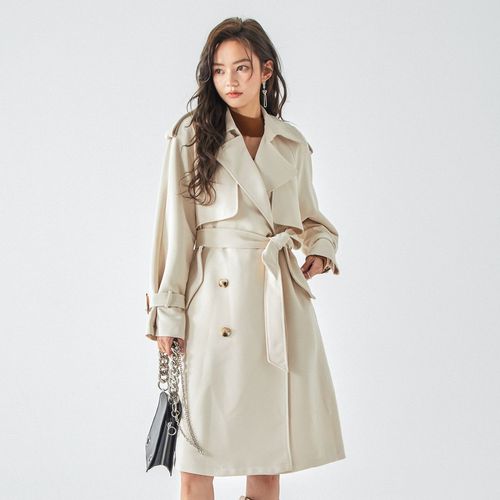 马克华菲气质女人2024新款风衣模特风大气街头穿搭流行上衣外套